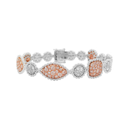 Bridal Jewelry Set, Simulated Diamond Necklace, Bracelet & Earrings, Wedding Jewelry
