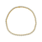 8 CTW Diamond Tennis Necklace: Handmade 14K Gold Fine Jewelry