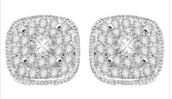 13901E-0.5CT Earring With Diamond