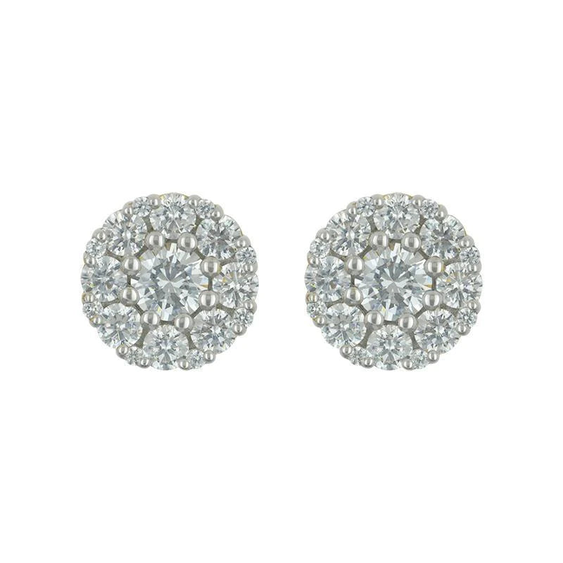 14289E-12MM Earring With Diamond