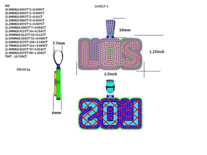 16481P Pendant With Diamond