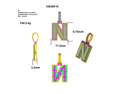 16939P-N Pendant With Diamond