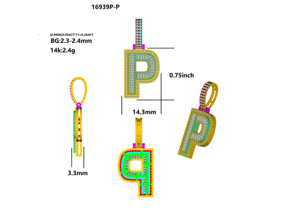 16939P-P Pendant With Diamond