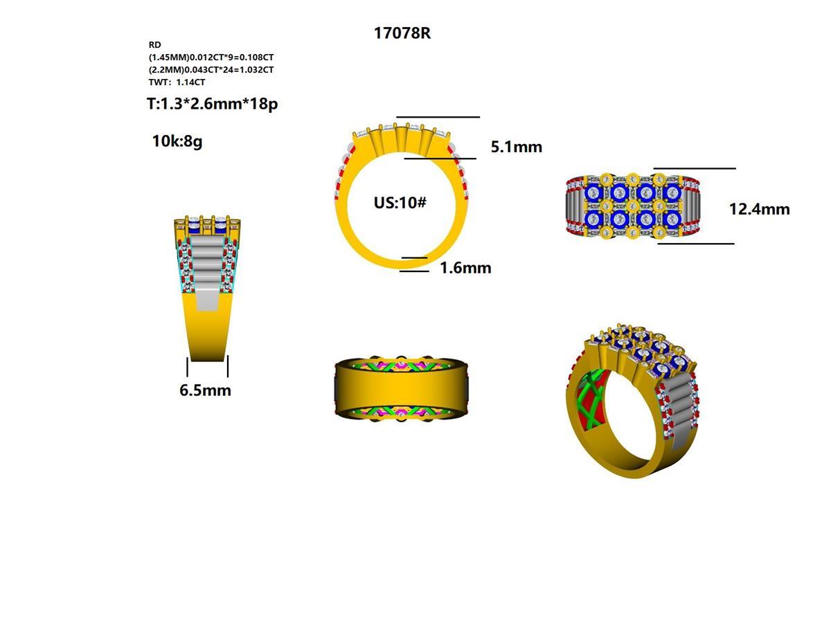 17079R Ring With Diamond
