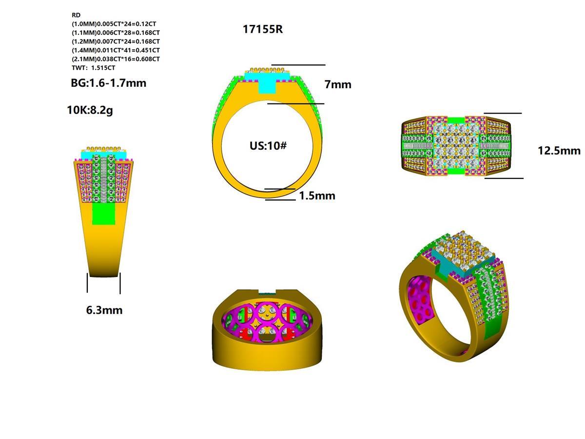 17155R Ring With Diamond