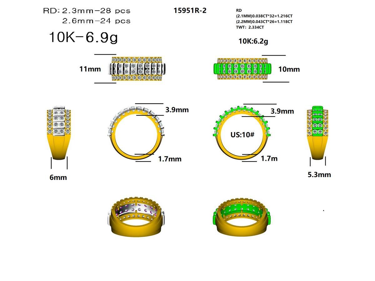17185R Ring With Diamond
