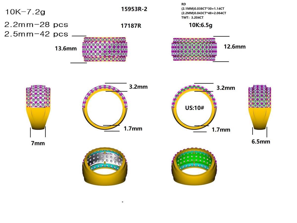 17187R Ring With Diamond