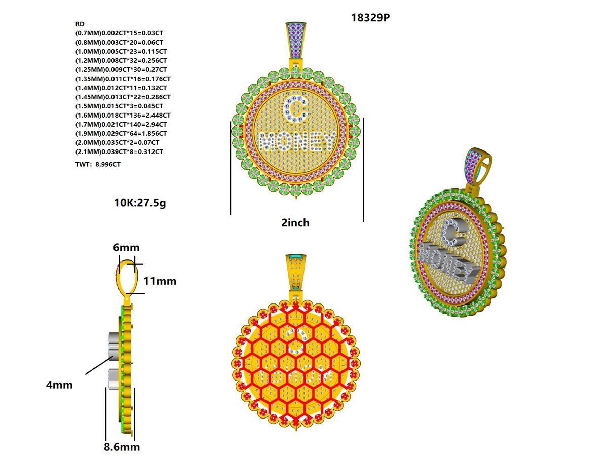 18329P Pendant With Diamond